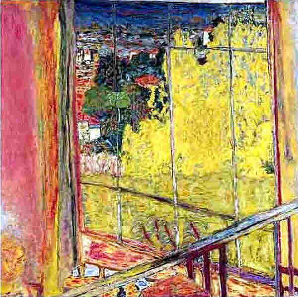 Atelier aux mimosas &agrave; Le Cannet par  Pierre Bonnard 