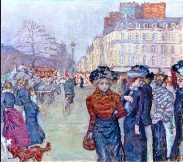 El&eacute;gantes place Clichy par Pierre Bonnard