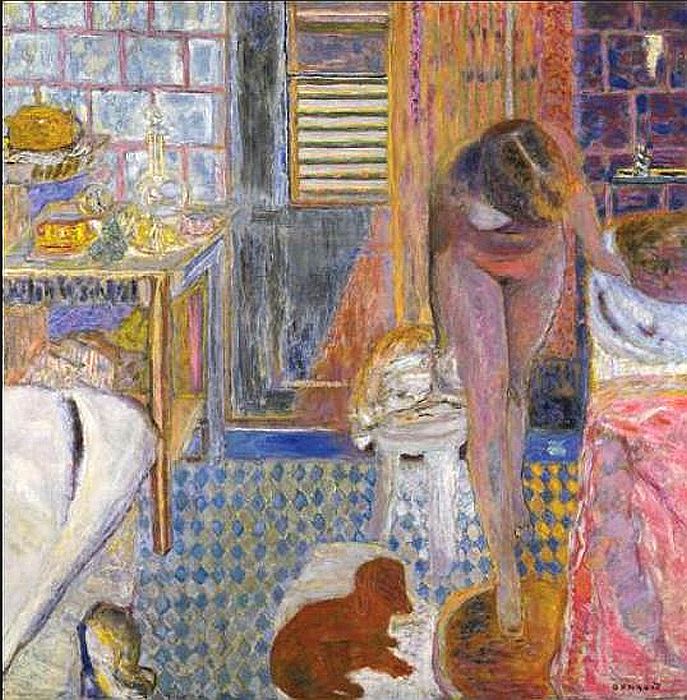La salle de bain par Pierre Bonnard