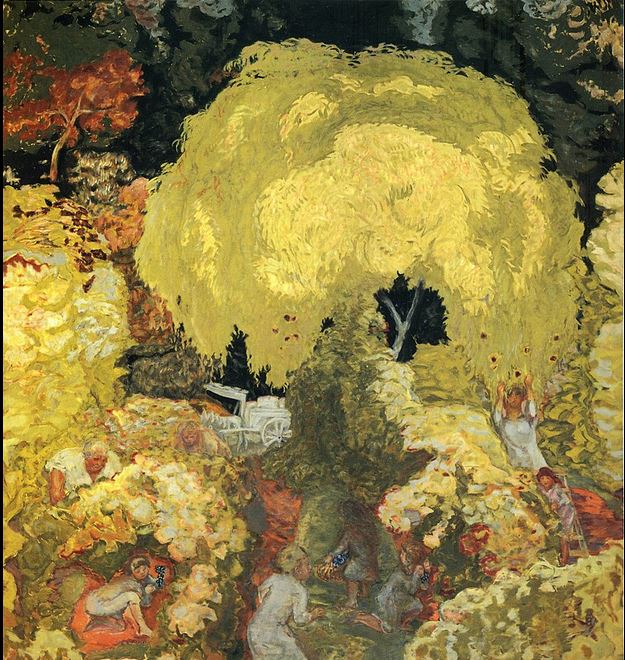  Les cueilleurs en automne par Pierre Bonnard