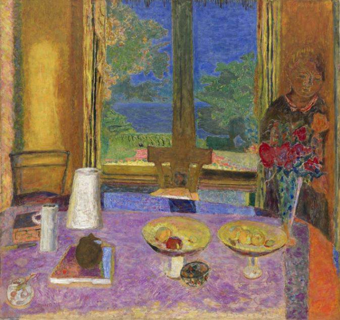 Grande salle &agrave; manger sur le jardin  par Pierre Bonnard