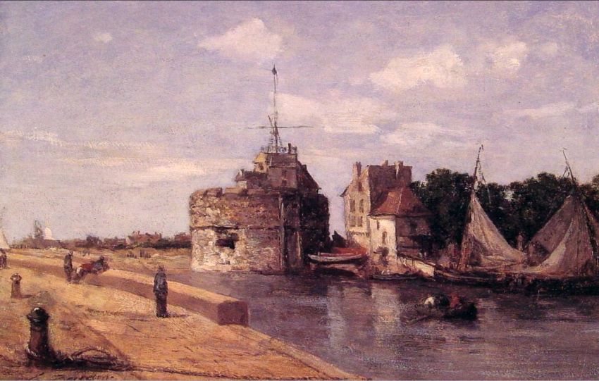 La Tour Fran&ccedil;ais, le Havre par Eug&egrave;ne Boudin