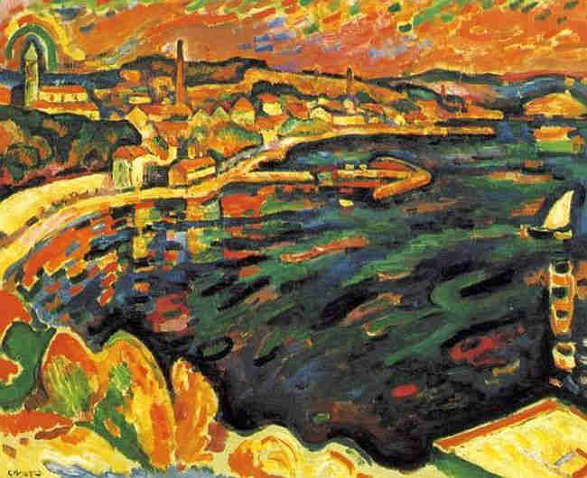 /le-port de-l'Estaque par Georges Braque 
