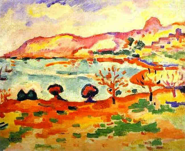 paysage a l'Estaque par Georges Braque