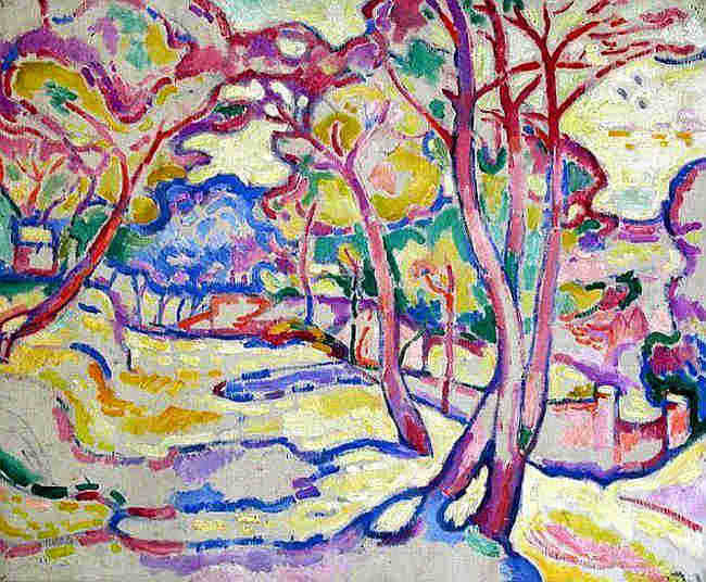 paysage a l'Estaque par Georges Braque