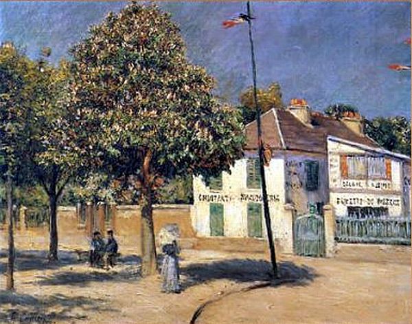 Promenade &agrave; Argenteuil par Gustave Caillebotte