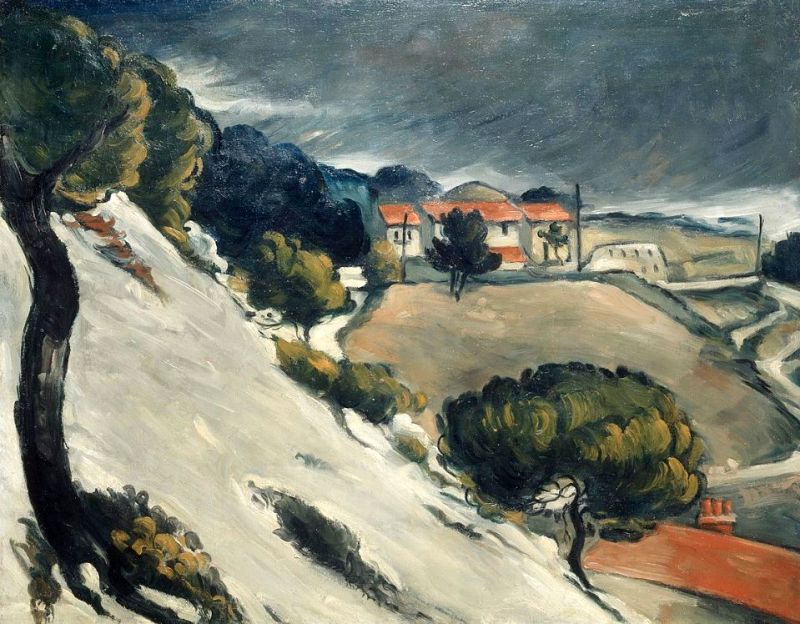 La maison du pendu par Paul C&eacute;zanne