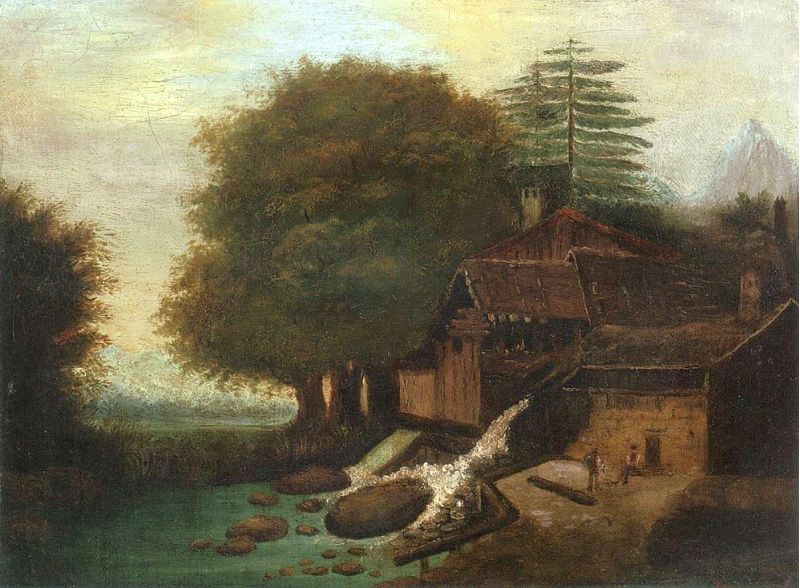 La maison du pendu par Paul C&eacute;zanne