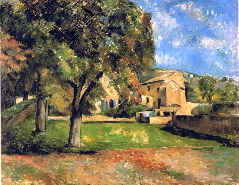 Le Jas de Bouffan par Paul C&eacute;zanne