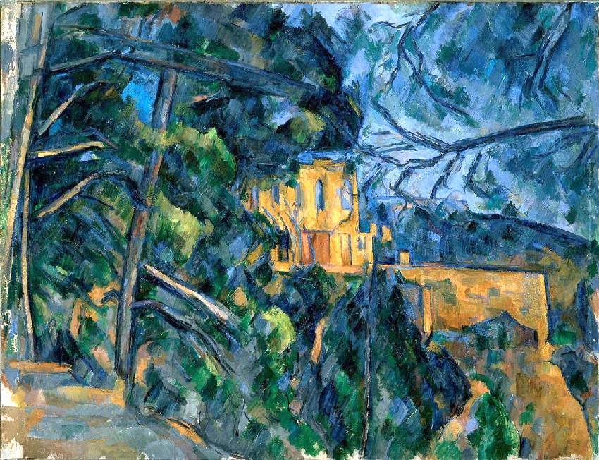 Le ch&acirc;teau Noir par Paul C&eacute;zanne