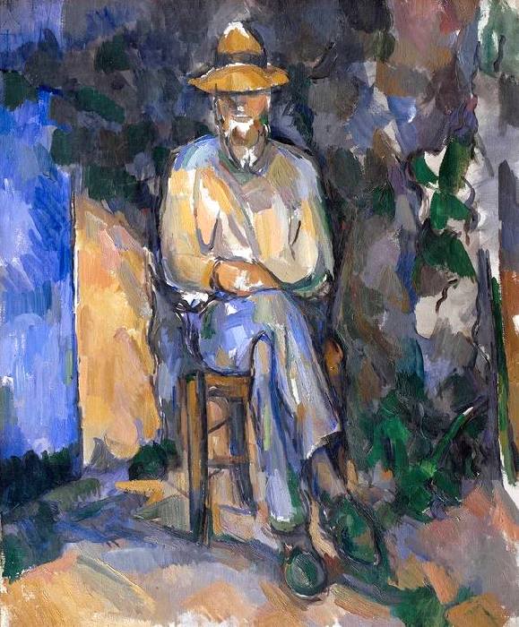 Le jardinier Vallier par Paul C&eacute;zanne