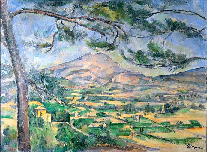 La montagne Sainte-Victoire par Paul C&eacute;zanne