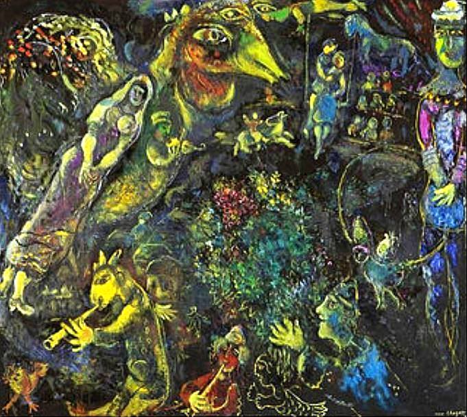 bestiaire et  musique  par Marc Chagall