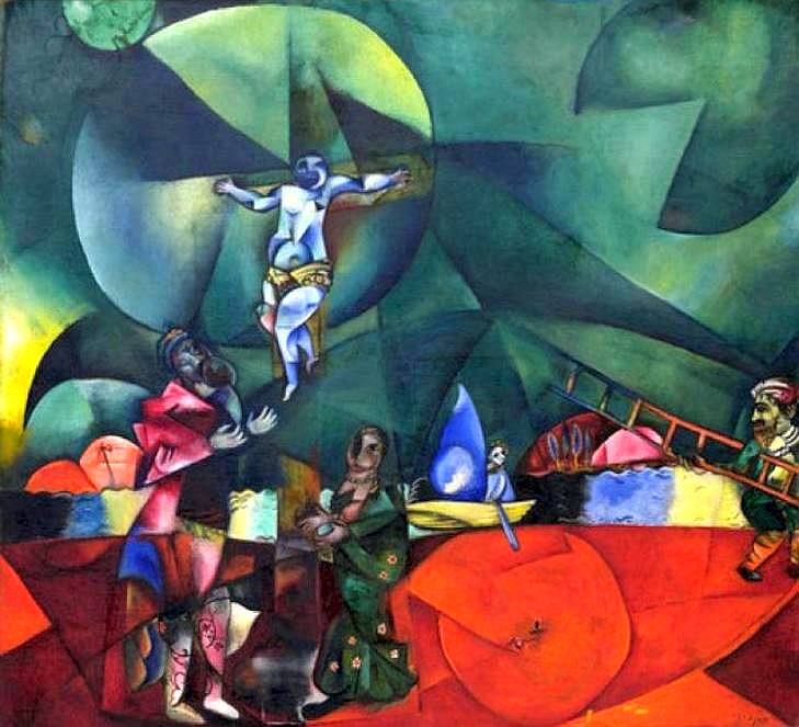 Calvary (Golgotha)  par Marc Chagall