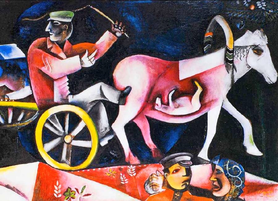 Le marchand de bestiaux  par Marc Chagall