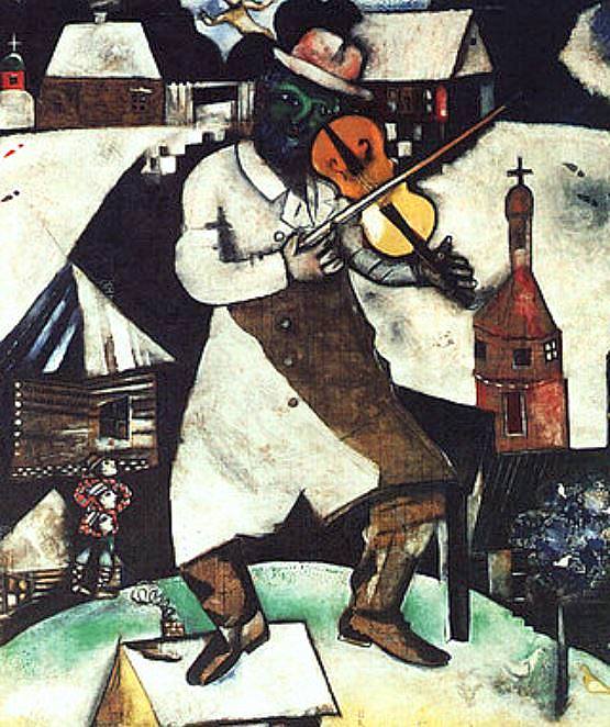 the  fiddler par Marc Chagall
