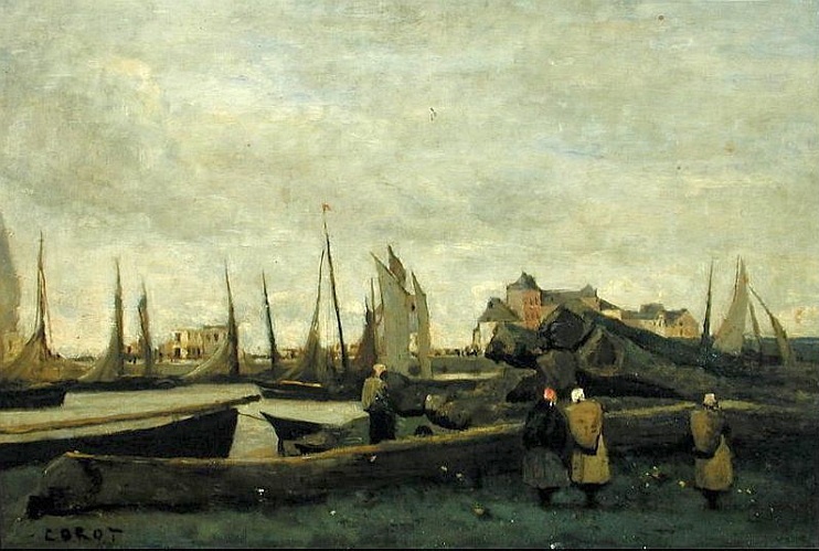 paysage de la campagne romaine  par Camille Corot