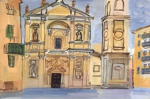 La cath&eacute;drale de Nice  par Roul Dufy