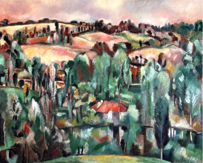 paysage du Limousin   par Jean Dufy