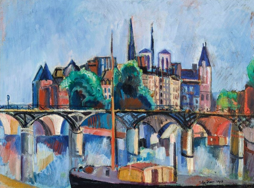 Le Pont Neuf Paris par Jean Dufy