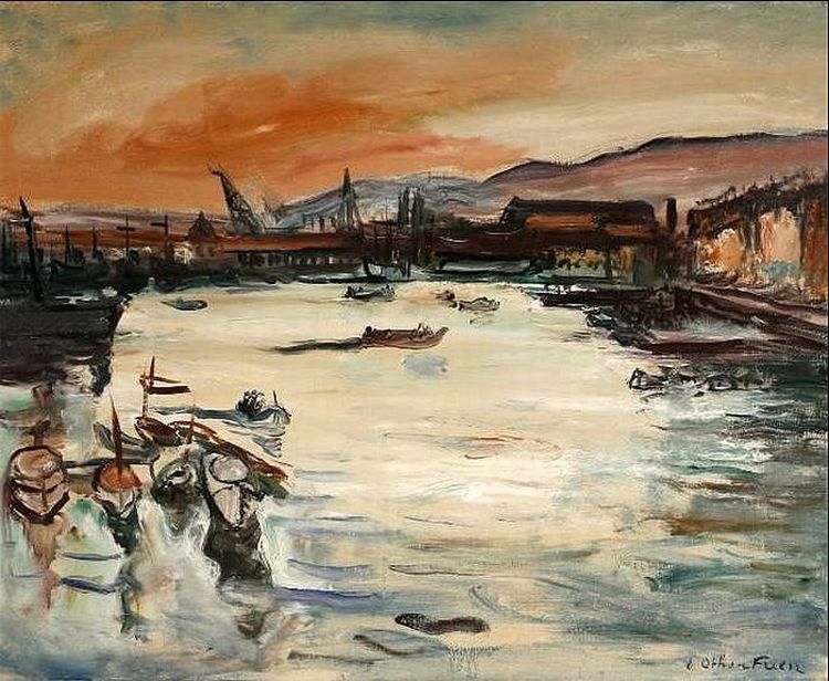 Port de Toulon par Othon Friesz