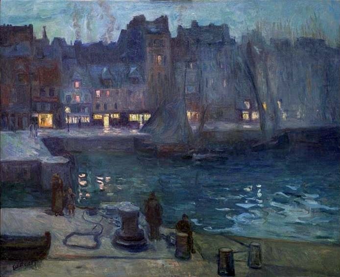 vieux bassin Le Havre le soir-othon-friesz 1903 muma-le-havre.