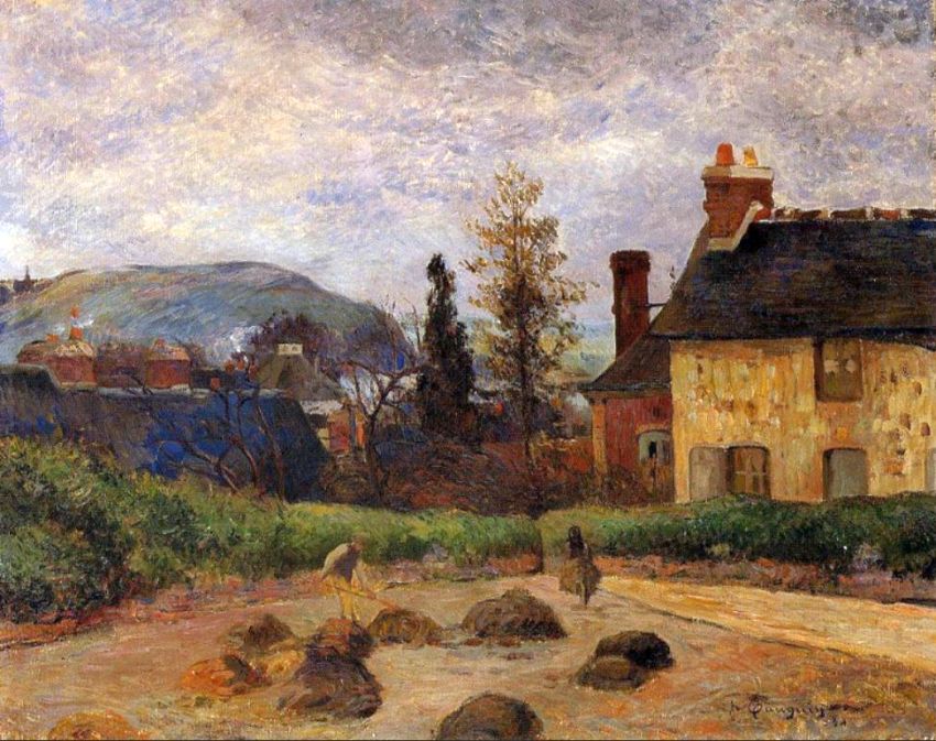Retour de moisson par Paul Gauguin