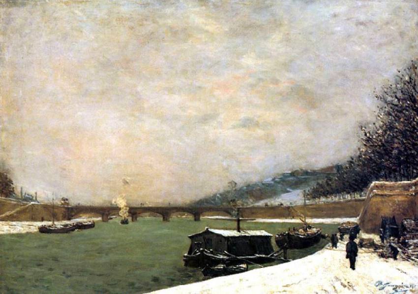 La Seine au pont d'I&eacute;na