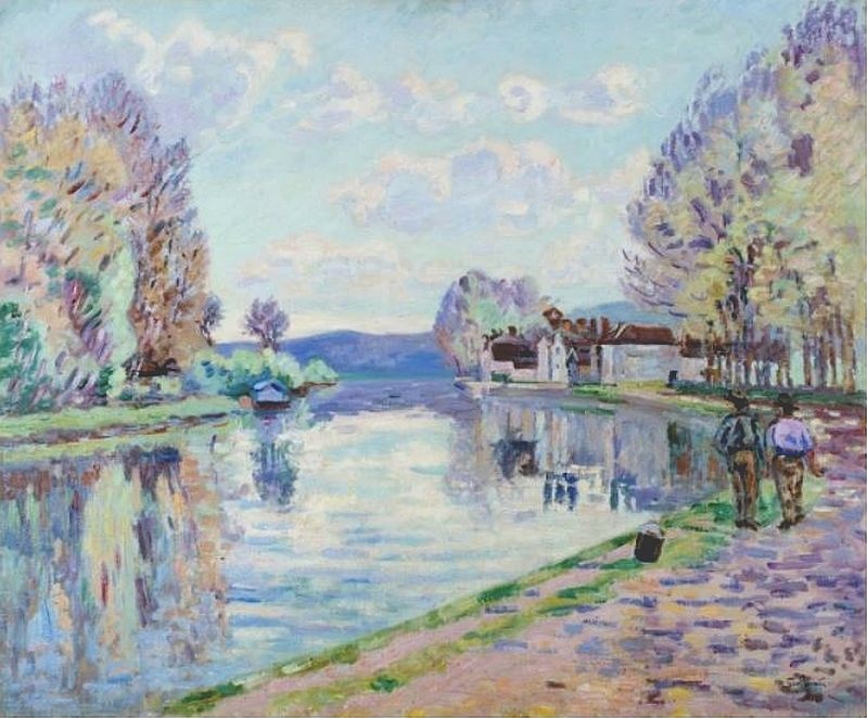 La Seine &agrave; Samois par Guillaumin
