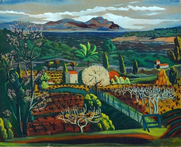 Environs de St-Tropez par Kisling