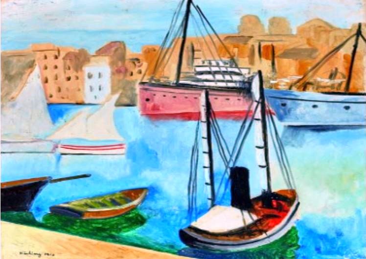 Port de Marseille Moise Kisling