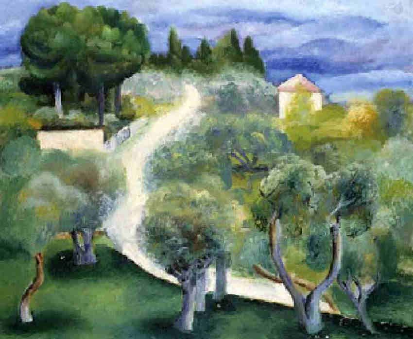 route de Bandol a St-Nary par Moise Kisling 
