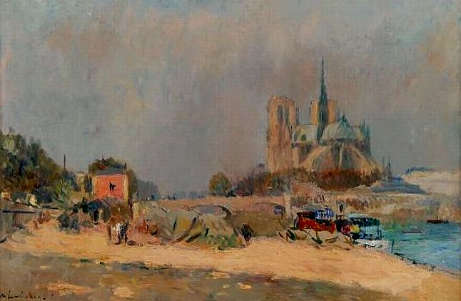 Notre-dame par Albert Lebourg