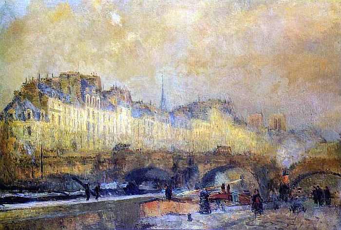 Paris, &eacute;cluse de la Monnaie par Albert Lebourg
