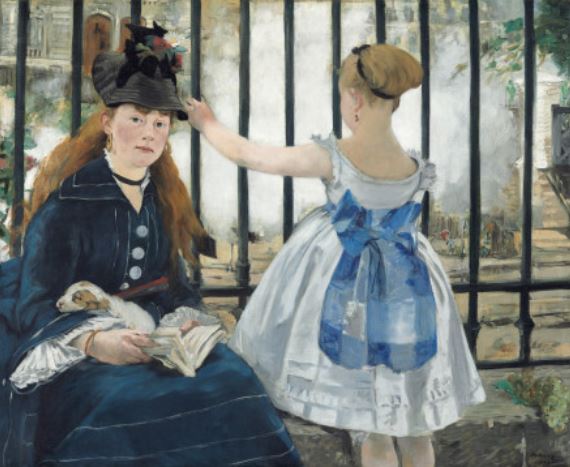 Le chemin de fer  par Edouard Manet