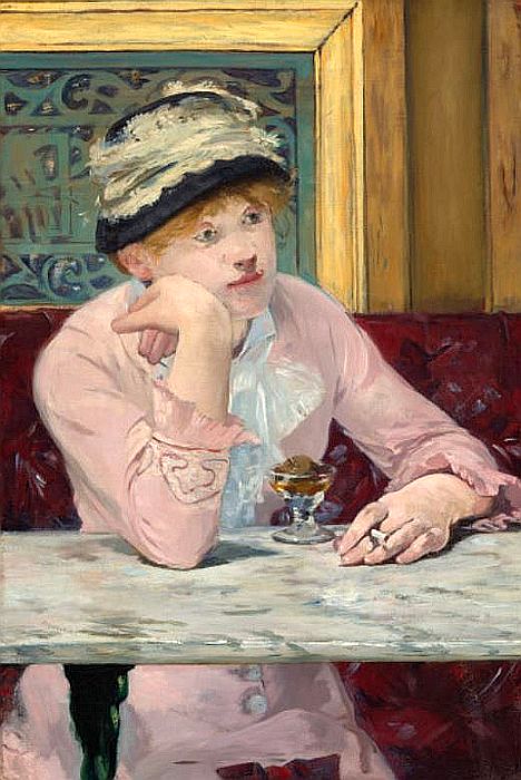 Edouard manet femme &agrave; la prune