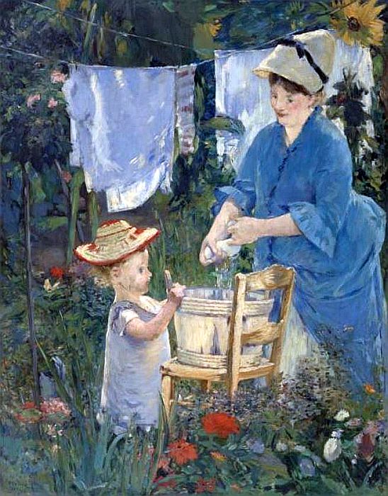 Edouard manet le linge 