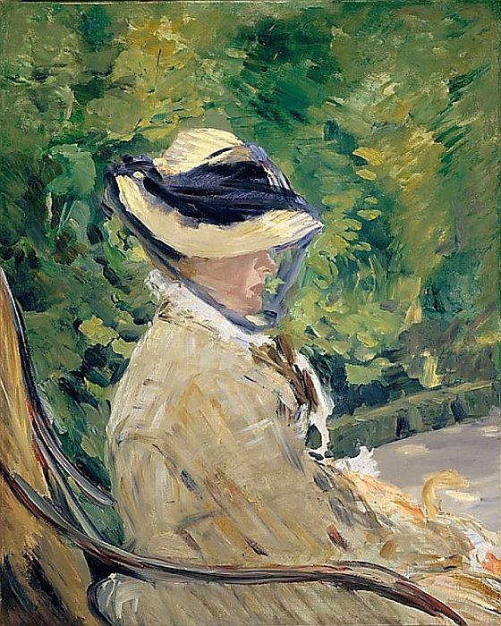 Edouard manet madame manet-suzanne-leenhoff a belleviue