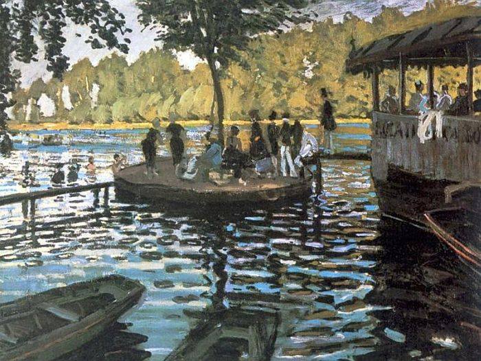 La Grenouill&egrave;re &agrave; Croissy par Claude Monet