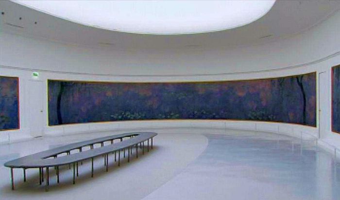 Les nymph&eacute;as a l'Orangerie