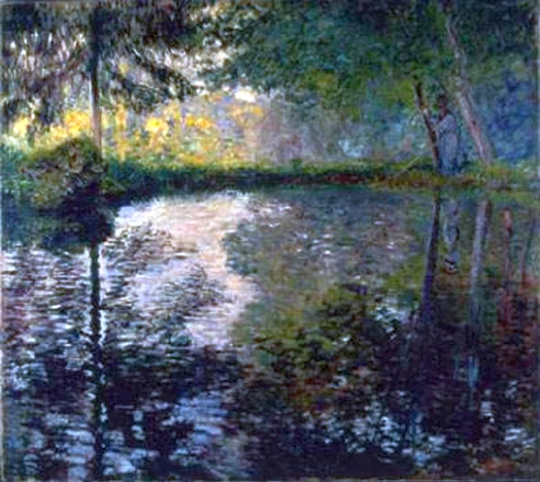 L'&eacute;tang &agrave; Montgeron par Claude Monet