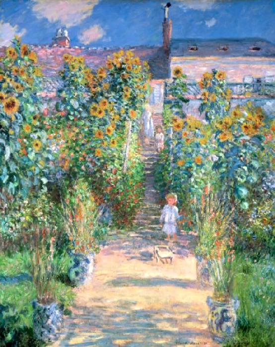 Jardin &agrave; Argenteuil par Claude Monet