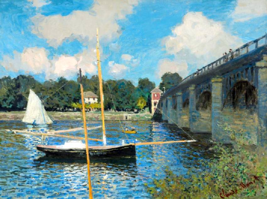 le pont &agrave; Argenteuil par Claude Mont