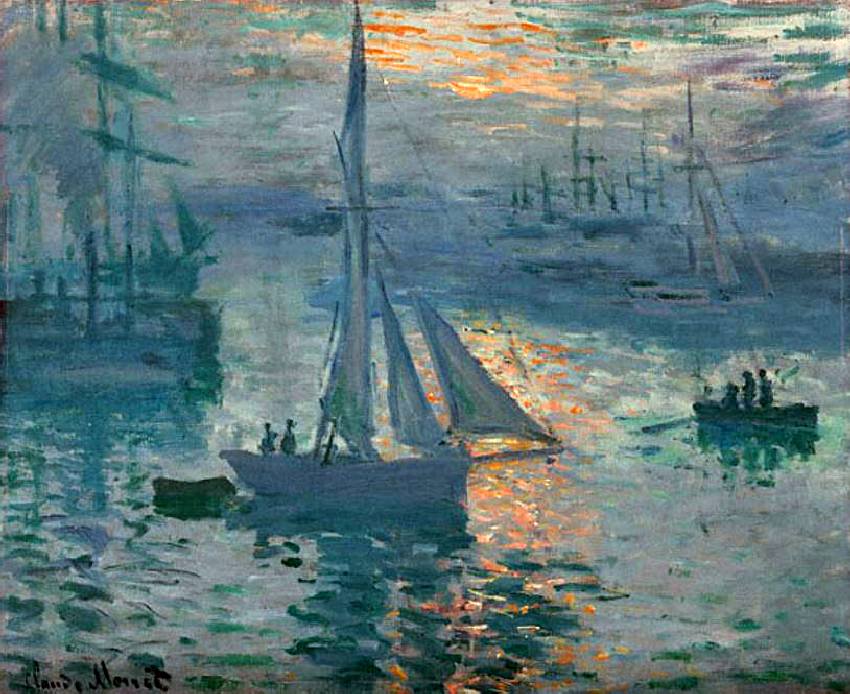 Lever de soleil par Claude Monet