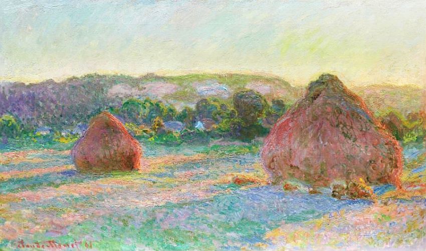 Meules  de foin - Haystacks par Claude Monet