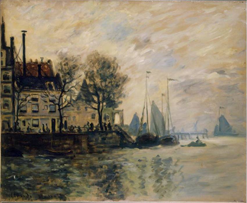 Paysage de Hollande par Claude Monet