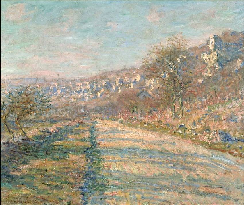 La route de la Roche-Guyon par Claude Monet