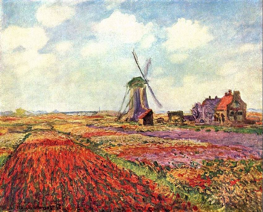 Tulipes des Pays-Bas par Claude Monet