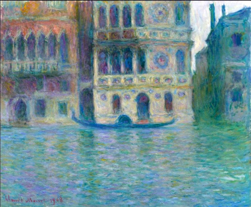 Venise palazzo Dario par Claude Monet