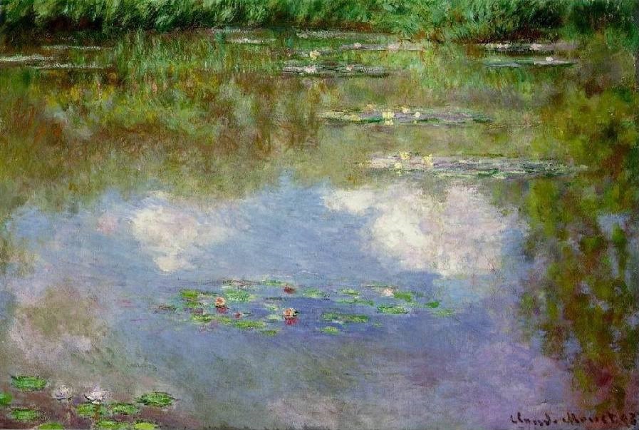 Les nymph&eacute;as par Claude Monet